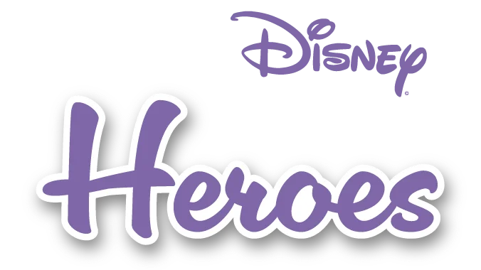 Logotipo colorido del programa "Disney Stars and Heroes" de Pearson, utilizado en los cursos de inglés para niños en Roosevelt Academy.